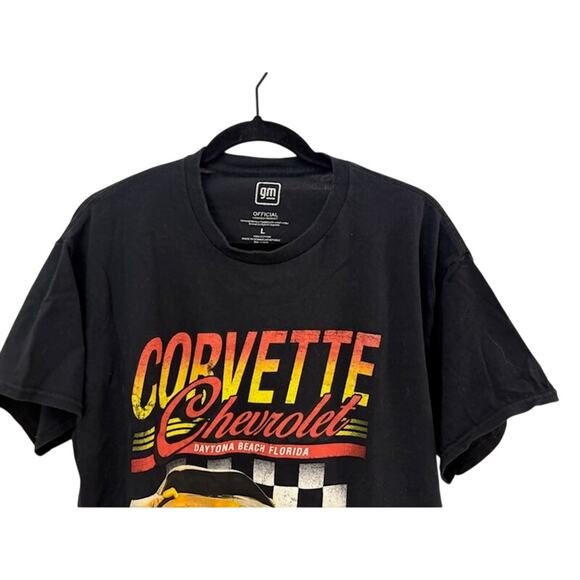 GM Official Corvette Graphic T-shirt Mens Large Chevy Sportscar Daytona - Picture 9 of 9